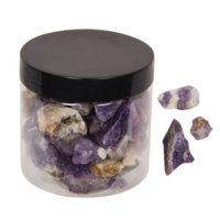 1 Tub of Amethyst Crystal Gemstone Chips Rough 450g Zen Gift Decor Displays