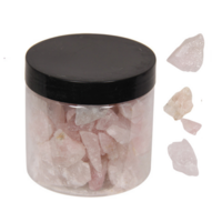 1 Tub of Rose Quartz Crystal Gemstone Chips Rough 500g Zen Gift Decor Displays