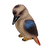 New 1pce 20cm Kookaburra Resin Shelf Sitter Cute Bird Realistic Decor