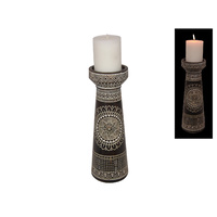 New 1pce 30cm Boho Moroccan Tribal Pillar Candle Holder 