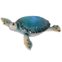 27cm Blue Turtle With Light Up Shell! Cute Beach Theme Table Decor