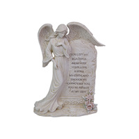 1pce 22cm Standing Inspirational Angel Plaque Spiritual Home Decor Resin