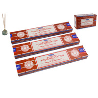 1pce Satya Meditation Incense 15grams/12 Sticks Beautiful Aroma Scent