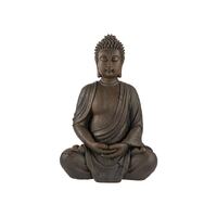 40cm Rulai Buddha Sitting Antique Style, Resin Outdoor Statue Peaceful