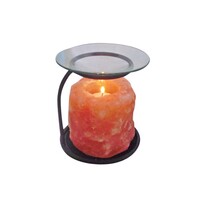 1-1.5kg Oil Burner Natural Himalayan Salt Candle Holder In Gift Box