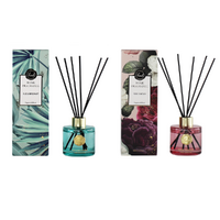 Set of 3 Scented Reed Stick Fragrance Diffuser 300ml Total In Beautiful Gift Box