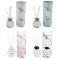 Set of 4 Scented Reed Stick Diffusers in Beautiful Gift Boxes 800ml Total