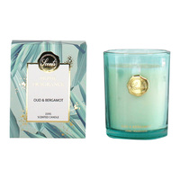 220g Oud/Bergamot Luxury Scented Candle in Glass Jar & Gift Box