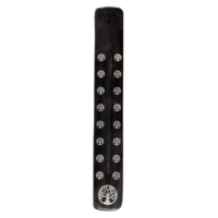 1pce 25cm Black Tree Of Life Incense Holder Chakra Zen Themed Wooden Ash Catcher