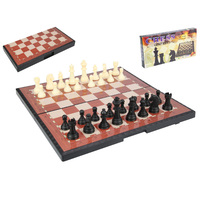 28cm Magnetic Chess Game Set in Gift Box, Foldable Travel Kit