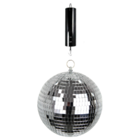 Disco Ball & Spinner Motor Bundle Party Room Hanging Decor 70s Theme Style
