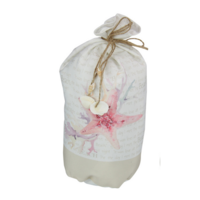 1pce 25cm Starfish Decor Door Stop, Beach Style with Shells 1.2kgs