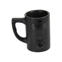 13cm Coffee/Pot Mug Marijuana Design with Cone Feature Billy Gift Decor