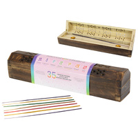 *Sacred Chakra Wooden Incense Gift Box 7
