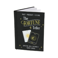 Black Fortune Teller Velvet Journal/Spell Writing Book 21cm Notebook (8x6")