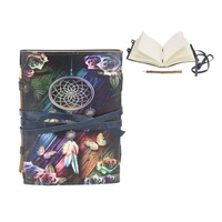 8x6 Dream Catcher Leather Journal, Vintage Notebook for Writing & Gifts