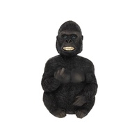 17cm Gorilla Flipping Bird Bobble Head, Fun Animated Desk Decor