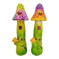 29cm Wonderland Fairy Garden House Set of 2 - Type A & B Miniature Decor