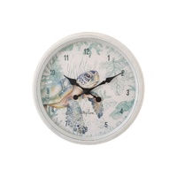40cm Coastal Turtle Wall Clock, Beach Theme by Kelly Lane