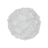 11cm Decor Ball with Hydrangea Flower - Elegant Home Decoration