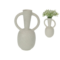 26cm Abstract Decor Vase with Holders, Modern Centerpiece for Home or Office