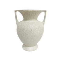 20cm Home Decor Vase with Twin Handle, Decorative Centerpiece for Home Styling