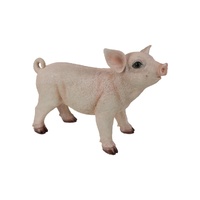 34cm Standing Garden Pig Figurine ร Cute Farm Garden Dยcor