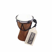 12cm Bongo / Djembre Drum, Goat Skin Hyde Mahogony Wood Great Value!!