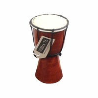 20cm Bongo / Djembe Drum, Goat Skin Hyde Mahogany Wood Musical