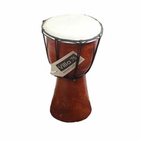 25cm Bongo / Djembe Drum, Goat Skin Hyde Mahogony Wood Great Musical Value!!