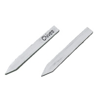 Chives 30cm Spice Stake Wooden White Wash Finish Great for the Herb Garden