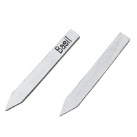 Basil 30cm Spice Stake Wooden White Wash Finish Great for the Herb Garden