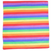 Bandana - Rainbow / Gay Pride Flag Style 100% Cotton 55x55cm