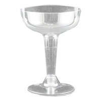 5pce x Plastic Cocktail Cups - 110ml. Clear. Excellent for Parties & Birthdays.