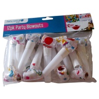 12pce x Party Blowouts. Kids Birthday Party Range.