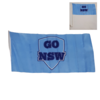 2pce 44cm NSW Car Flag State of Origin NRL Team Support BLUES!