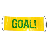 Aussie Team Extendable Flag for Supporter Australia Goal Yellow & Green