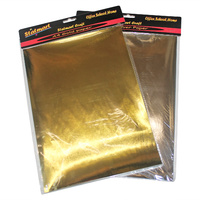 10pce A4 Metallic Silver or Gold Craft Paper 80gsm Sheets