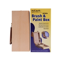 Mont Marte Small Brush/Paint Box, Paint Brush Storage
