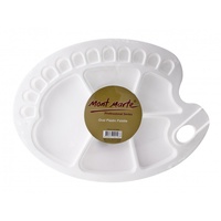 Mont Marte Oval Plastic Palette 34x25cm.