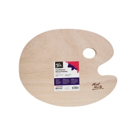 Mont Marte Oval Wood Palette 30x38cm