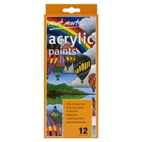 Mont Marte 12pce Acrylic Paints 12ml