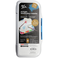 Mont Marte Air Tight Watercolour Palette Large 18 Well, Artist Travel Accessory