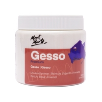 Mont Marte Gesso Tub 500ml, Universal Primer, Artist Paint Prep