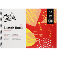 Mont Marte Discovery Sketch Book 150gsm A2 420x594mm/16.5x23.4in