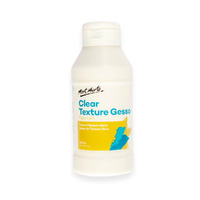 Mont Marte Clear Texture Gesso 250ml for Surfaces with a Transparent Finish