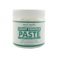 Mont Marte Light Crackle Paste 250ml for eggshell cracks and other unique textures