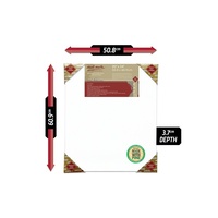 NEW 6 x Mont Marte Professional Series Stretched Canvas Pine Frame Double Thick 50.8x60.9cm BULK BUY