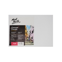 Mont Marte Canvas Panels Pkt 3 12.7x17.8cm