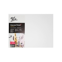 Mont Marte Canvas Panel 30cm x 40cm Wrapped Canvas Art Board 12x16in" White